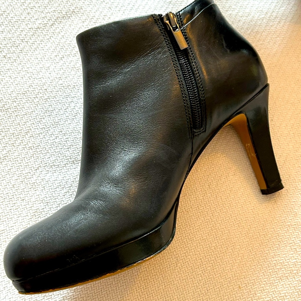Clark dressy heeled booties